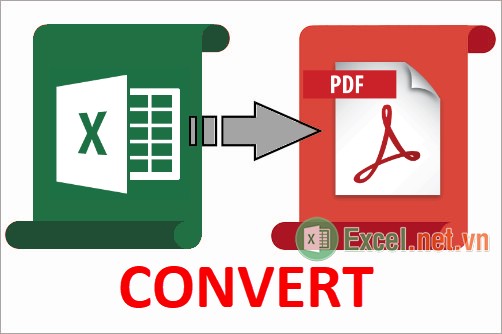 Cách chuyển Excel sang PDF