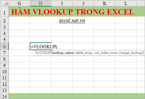 Hàm Vlookup trong Excel – Cách sử dụng hàm Vlookup và ví dụ