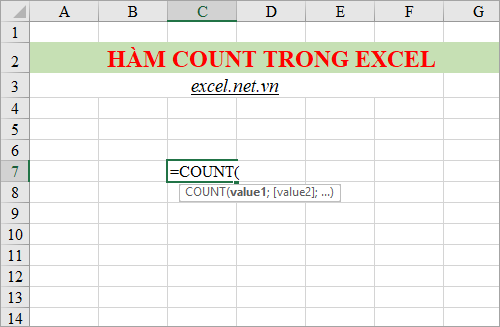Hàm đếm trong Excel – Cách sử dụng hàm đếm (COUNT) và ví dụ