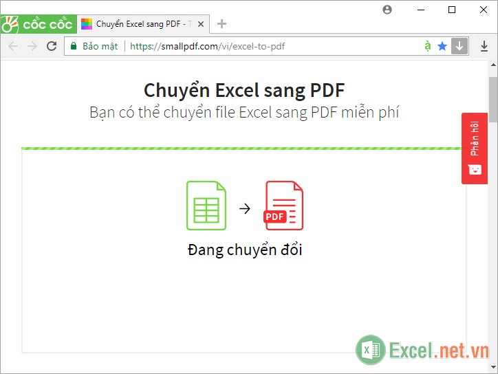 Chuyển Excel sang PDF