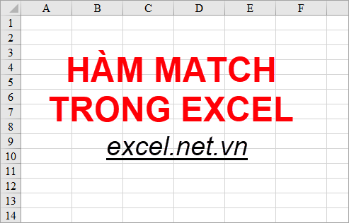 Hàm Match trong Excel - Cách sử dụng hàm Match và ví dụ